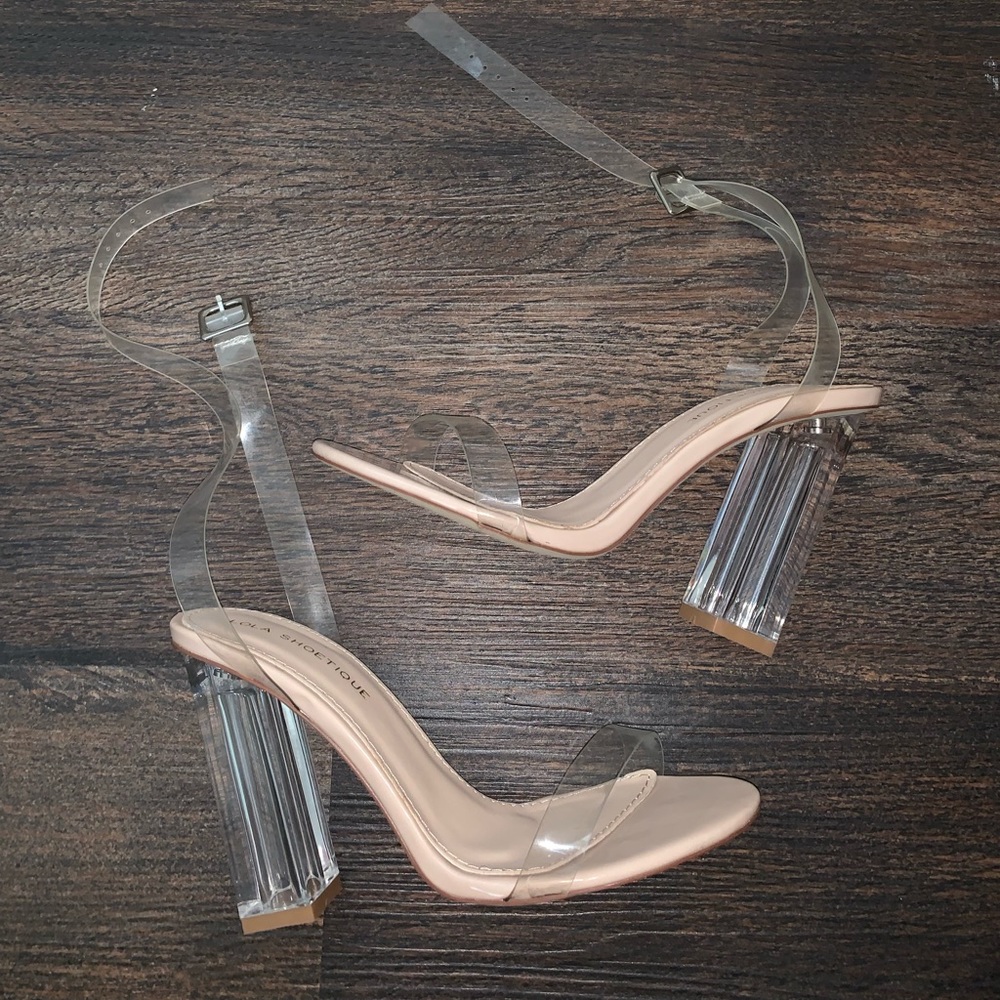 Lola Shoetique clear heels